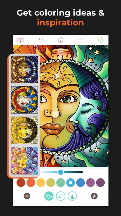ภาพหน้าจอของ Adult Coloring Book - Pigment