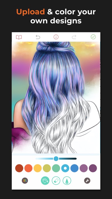 ภาพหน้าจอของ Adult Coloring Book - Pigment