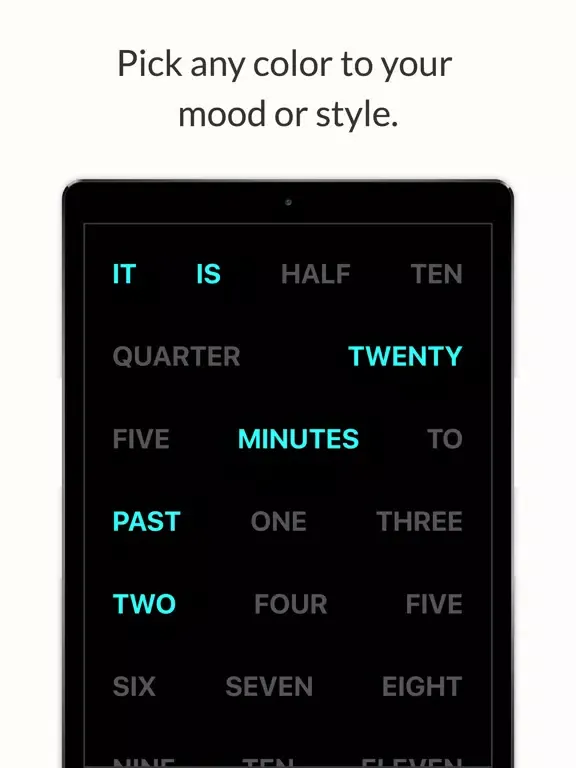 Zrzuty ekranu O'Clock Words iPad 