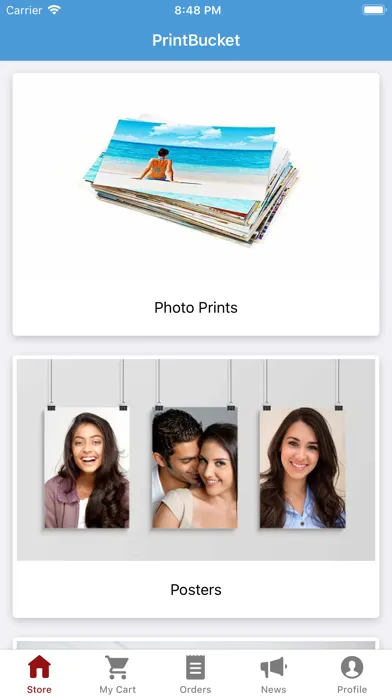 Скриншоты PrintBucket: Prints & Gifts