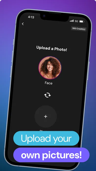 Capturas de tela do FaceFlip AI Face Swap