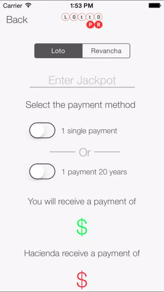 Zrzuty ekranu Lotto PR