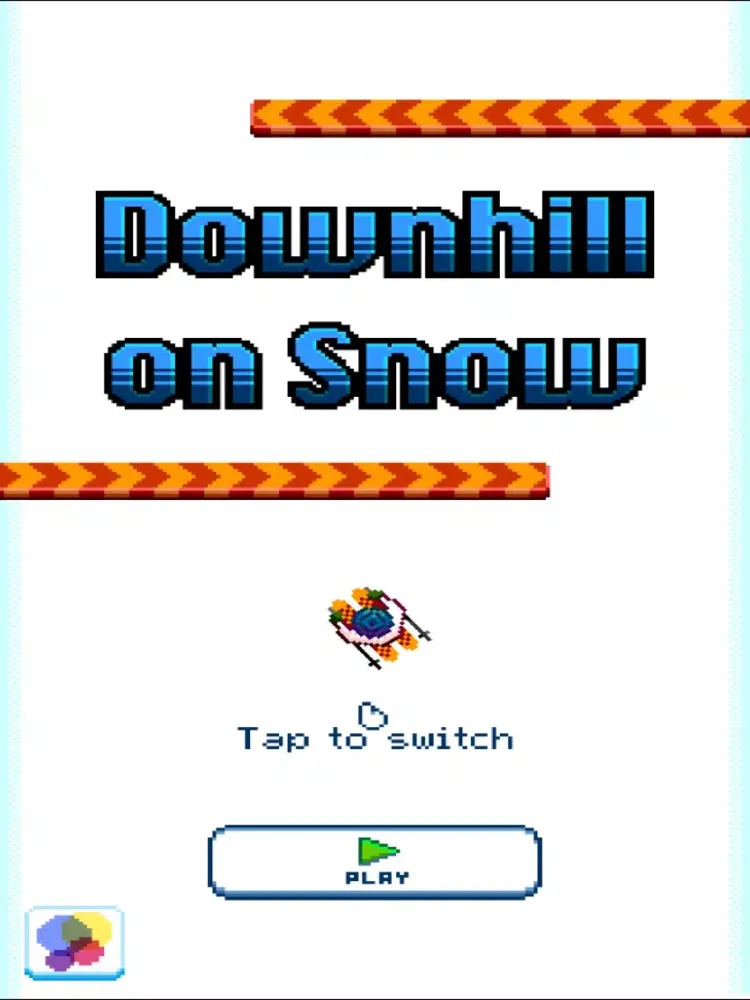 Zrzuty ekranu Downhill Snow - One tap game iPad 