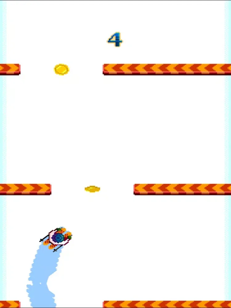 Zrzuty ekranu Downhill Snow - One tap game iPad 