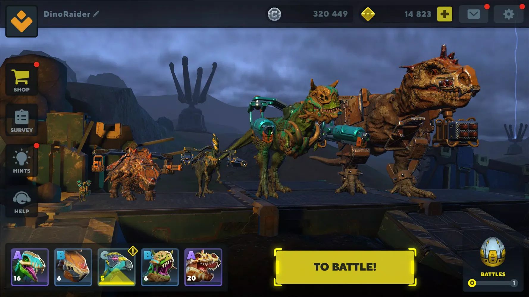 Screenshot di Dino Squad