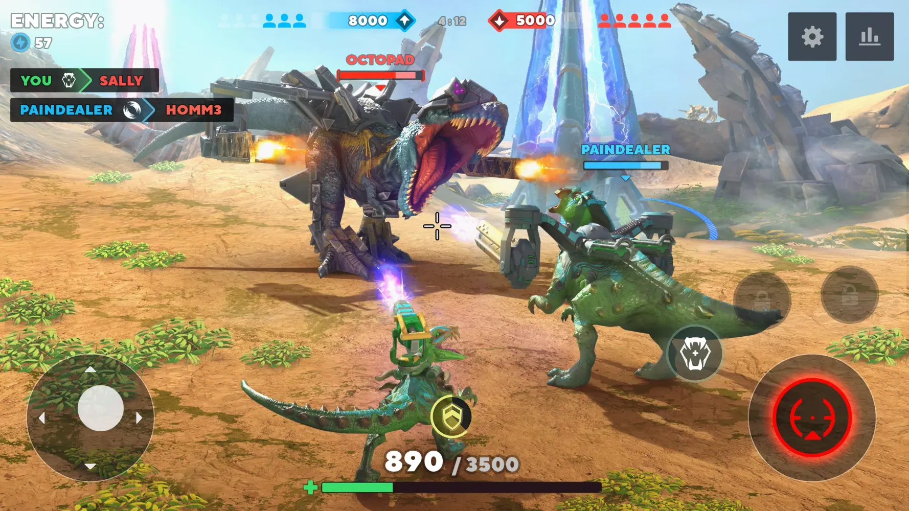 Screenshot di Dino Squad