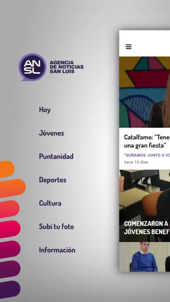 Capturas de pantalla de Agencia de Noticias San Luis