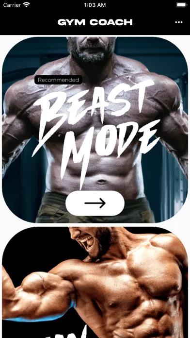 Capturas de pantalla de Gym Coach