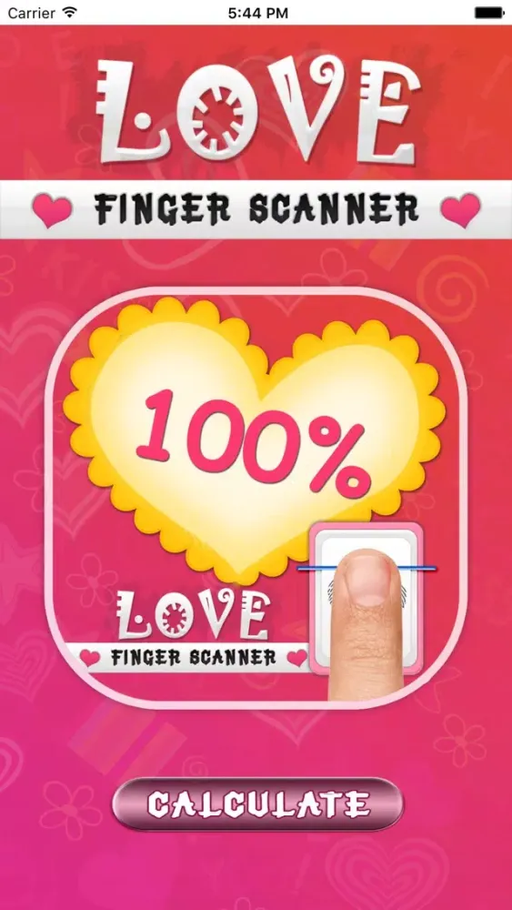 Screenshot di Love finger scanner prank