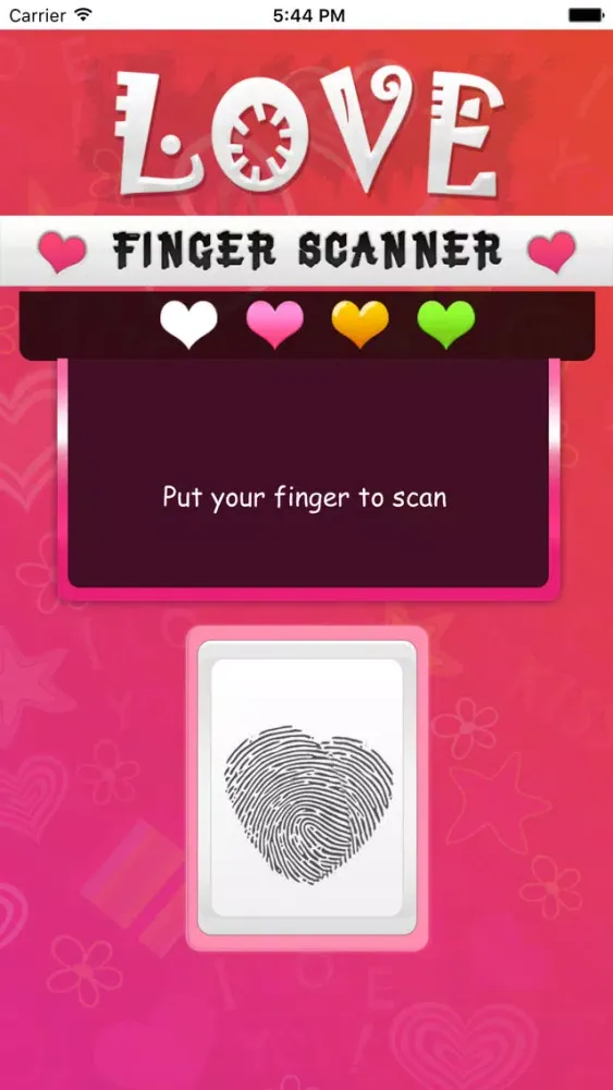 Screenshot di Love finger scanner prank