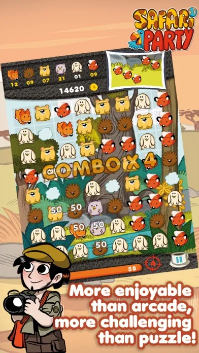 Zrzuty ekranu Safari Party - Match3 Puzzle Game with Multiplayer