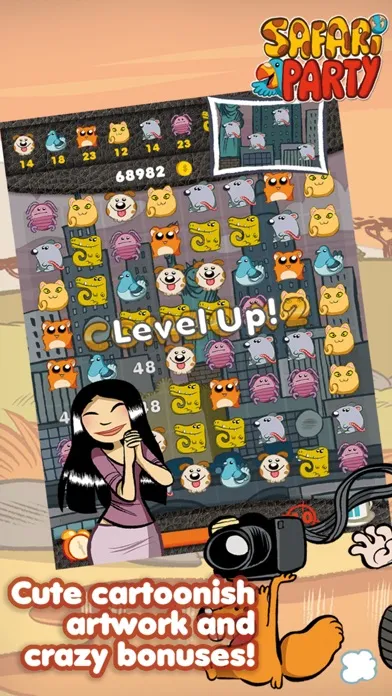 Zrzuty ekranu Safari Party - Match3 Puzzle Game with Multiplayer