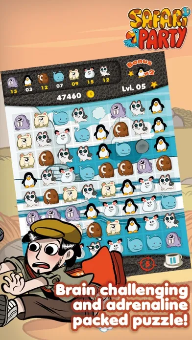 Zrzuty ekranu Safari Party - Match3 Puzzle Game with Multiplayer
