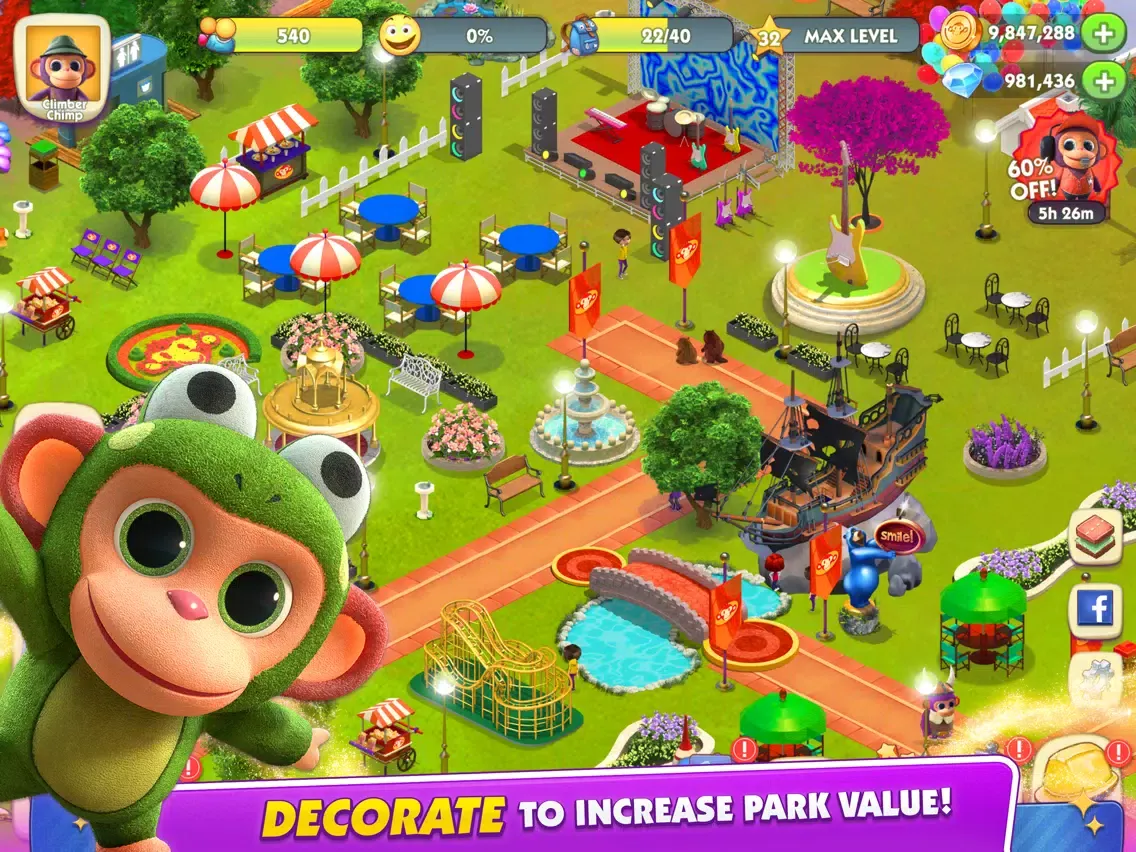 Ảnh chụp màn hình của Wonder Park Magic Rides Game iPad 
