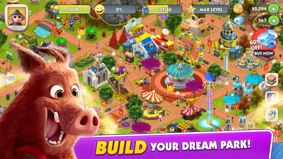 Ảnh chụp màn hình của Wonder Park Magic Rides Game