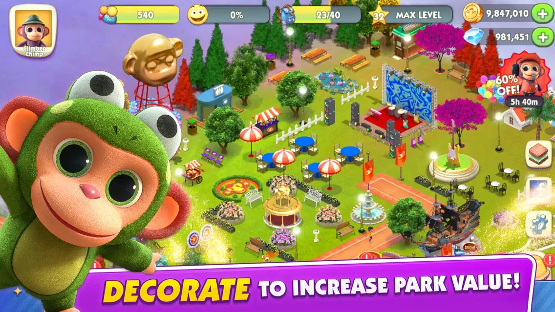 Ảnh chụp màn hình của Wonder Park Magic Rides Game