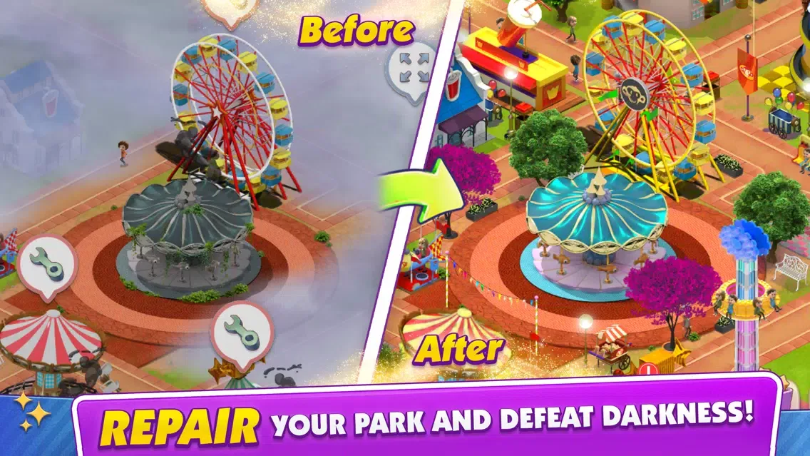 Ảnh chụp màn hình của Wonder Park Magic Rides Game