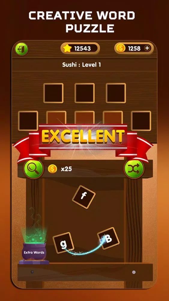 Captures d'écran de Words 2 Go - Puzzle Game