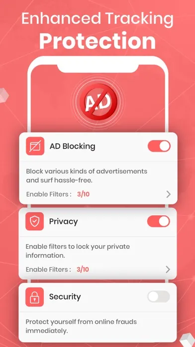 Captures d'écran de Ad Blocker ·