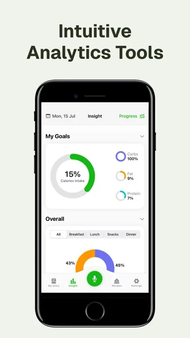 Caloric: Food & Macro Tracker スクリーンショット