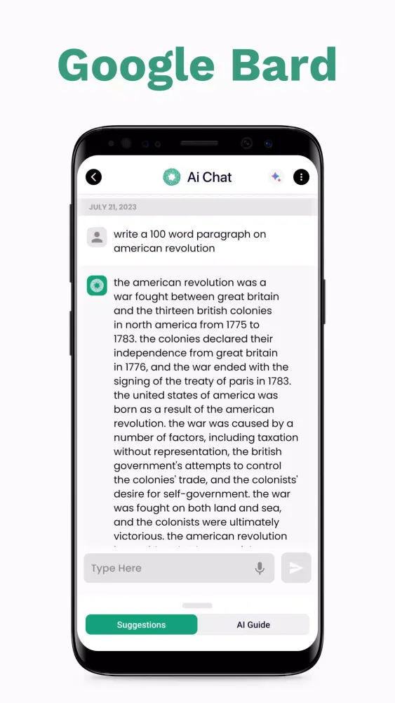 Tangkapan layar Ai Assistance, ChatBot: AiChat