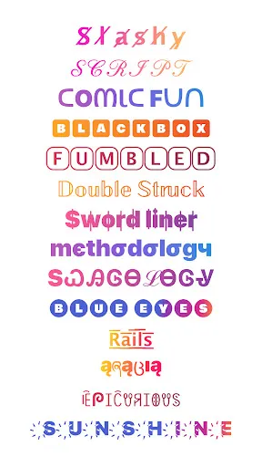 Cool Fonts & Keyboard for Bio Screenshots