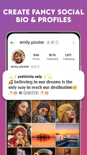 Cool Fonts & Keyboard for Bio Screenshots