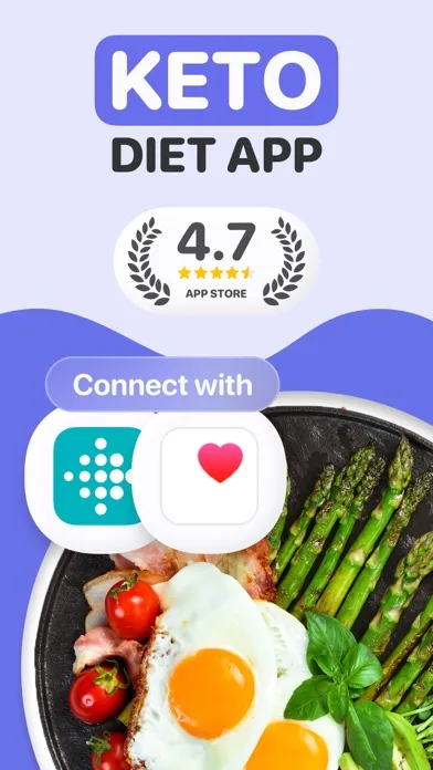 Captures d'écran de Keto Manager : Carb Diet App