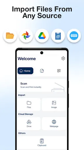 ePrint Smart HPrinter Service スクリーンショット