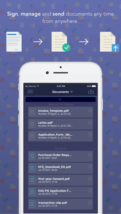 Скриншоты Signature App - Sign and Fill PDF & Word Documents