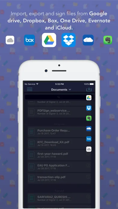 Скриншоты Signature App - Sign and Fill PDF & Word Documents