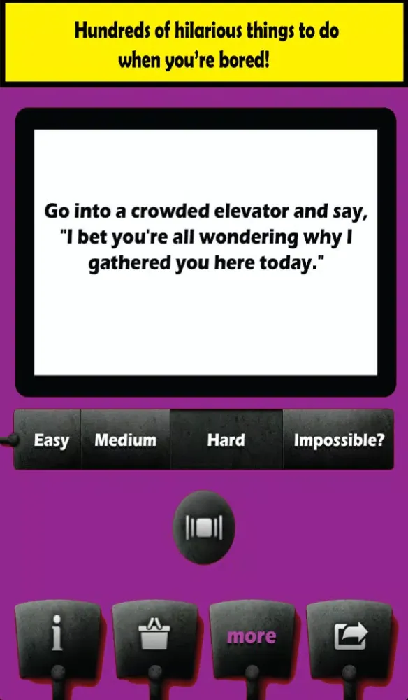 What Should I Do - Broad and Hilarious Activities For the Jaded and Unmotivated スクリーンショット