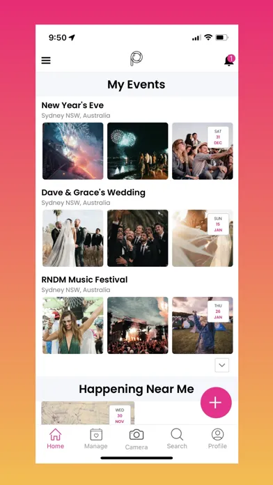 Скриншоты Pixtd: Share Event Photos