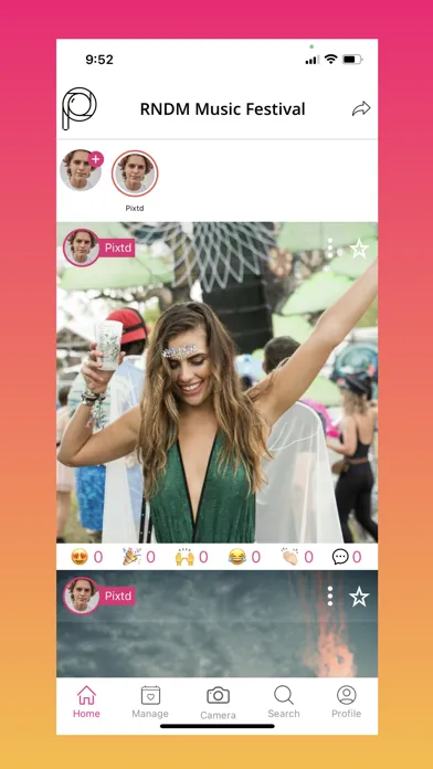 Скриншоты Pixtd: Share Event Photos