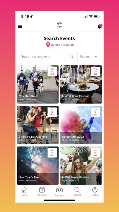 Скриншоты Pixtd: Share Event Photos