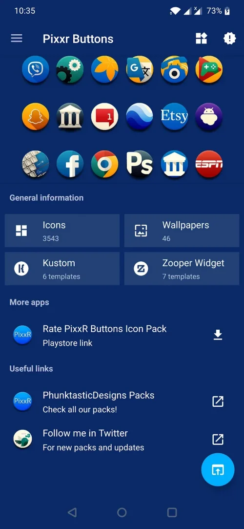 PixxR Buttons Icon Pack-screenshot-2