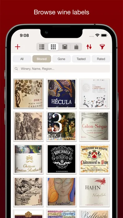 VinoCell - wine cellar manager 스크린샷
