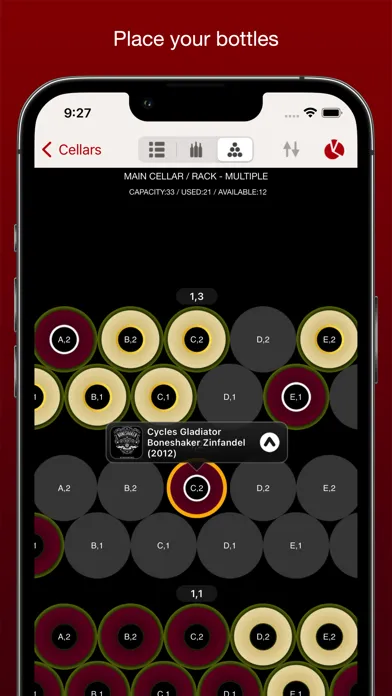 VinoCell - wine cellar manager 스크린샷