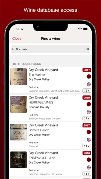 VinoCell - wine cellar manager 스크린샷