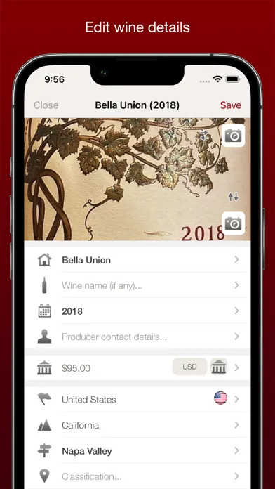 VinoCell - wine cellar manager 스크린샷