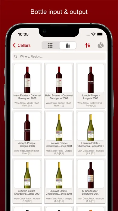 VinoCell - wine cellar manager 스크린샷