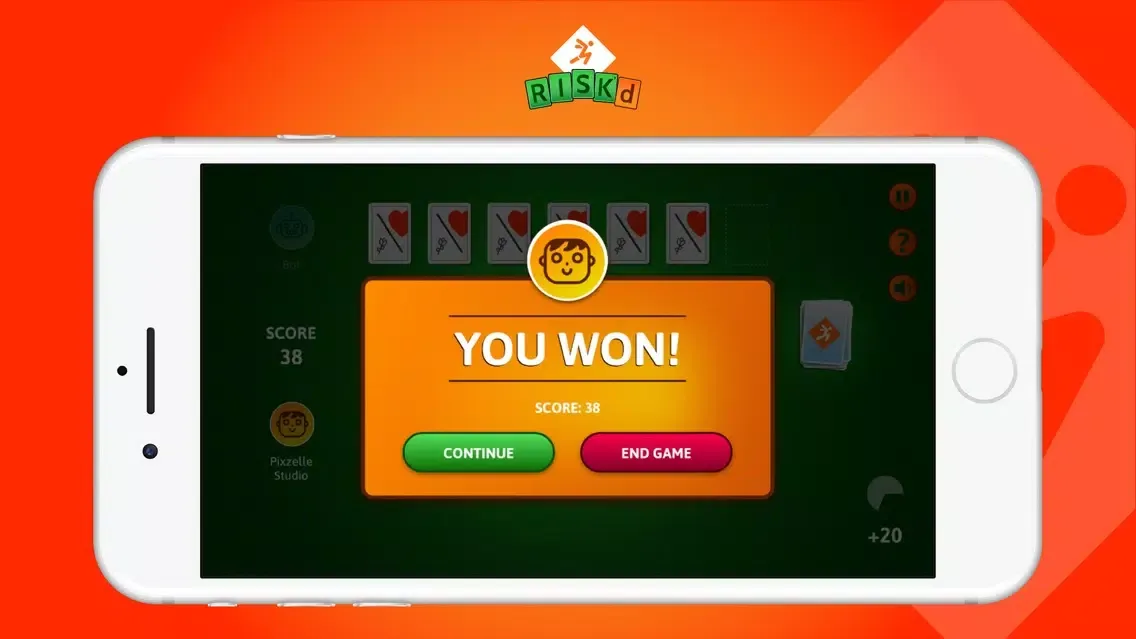 Capturas de tela do Risk'd
