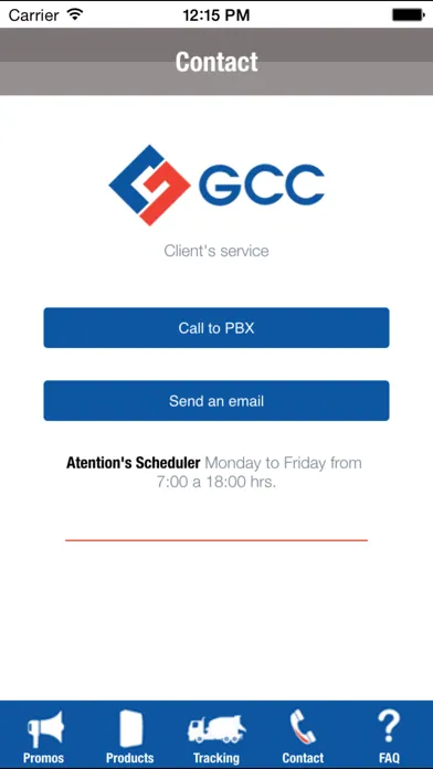 Screenshot di GCC Order Tracker