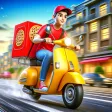 Pizza Delivery Boy Moto Rush