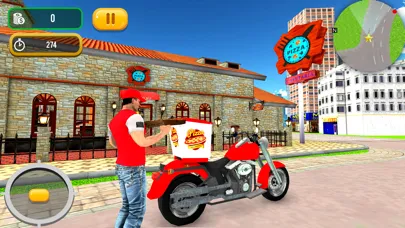 تصاویر Pizza Delivery Boy Bike Game