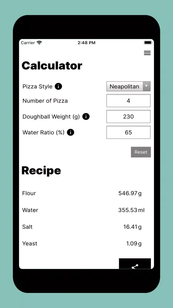 صور The Pizza Dough Calculator
