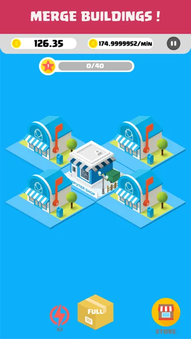 Ảnh chụp màn hình của Merge Houses! Make a Town!