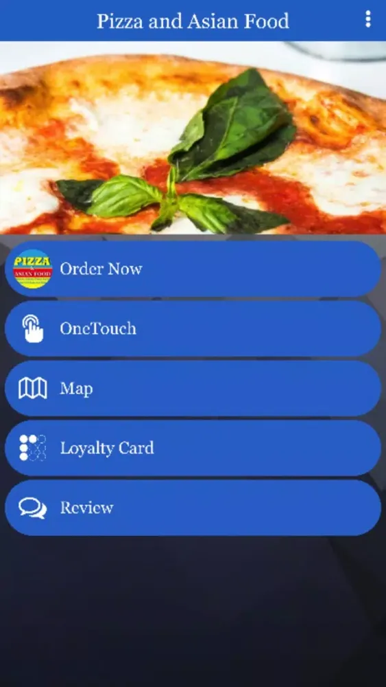 Pizza and Asian Food Screenshots