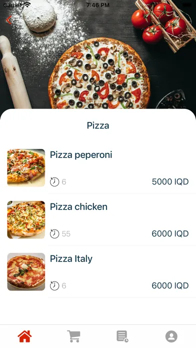Tangkapan skrin Pizza Avro