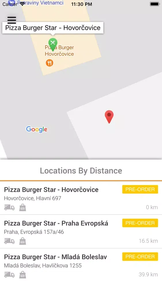 Pizza Burger Star应用截图